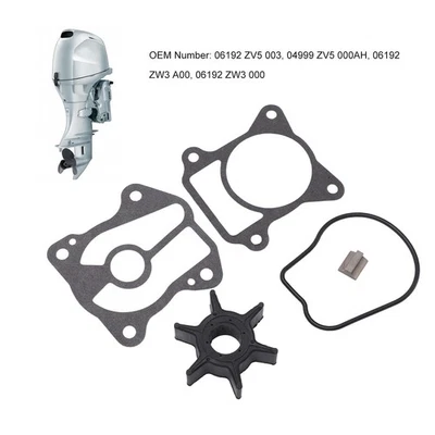 04999 ZV5 000AH Water Pump Impeller Repair Kit Gasket For Boat - Image 1 of 4
