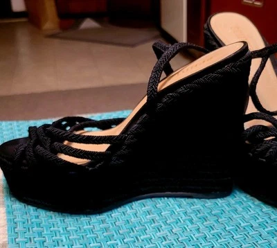 Schutz Wedges Fabulous Sandals.  - Image 1 of 4