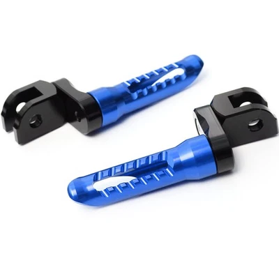 BOB 1 inch Extended Front Foot Pegs Blue For V-Star 650 Custom 2007-2011, 13-14 - Изображение 1 из 4