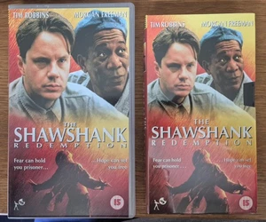The Shawshank Redemption VHS PAL Cinema Club Robbins & Freeman, NEW & SEALED - Picture 1 of 3