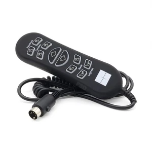 HSW310-BB-PT / HSW310-B-PT Theorem 10 Button Recliner Remote with USB Port Black - Picture 1 of 6