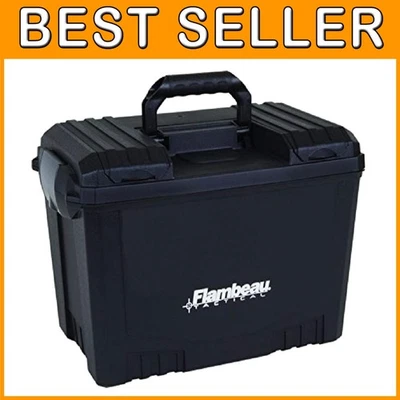 Black Outdoor Dry Box 18" with Lift-out Tray - Image 1 of 3