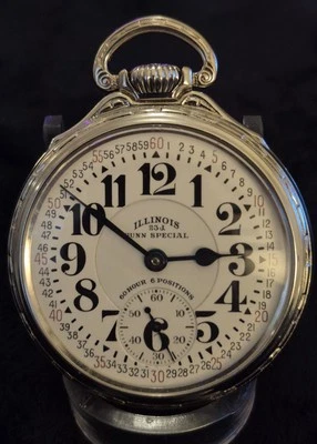 Illinois Bunn Special 163A, 16s, 23j 60-hr wind, Elinvar, RRGrade, JUST SERVICED - Image 1 of 4