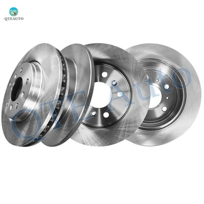 Set of 4 Front 322.95mm-Rear 278mm Brake Disc Rotors For 2008 2009 Buick Allure - Image 1 of 4