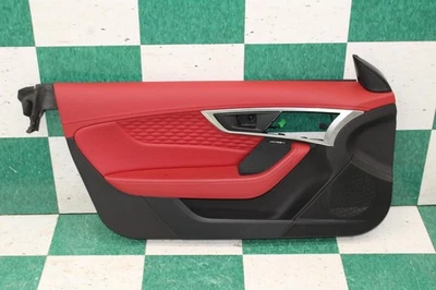 21-24 F Type Black Red Front Driver Side Left LH Interior Door Trim Panel OEM OE Foto 1 de 4