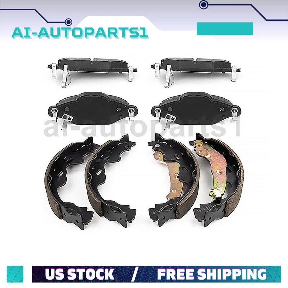 For Toyota Yaris 2004 2005 Front Brake Pads Kit & Rear Brake Shoes - Image 1 of 4