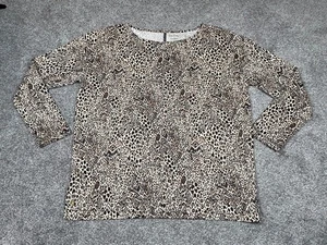Camicia Lilly Pulitzer donna grande ghepardo stampa animalier manica 3/4 funky mob moglie - Foto 1 di 9