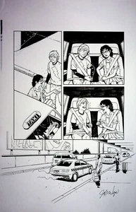 JEFF WEIGEL Signed SMASH! Hadron Collider Hand Inked Interior Page #JW - Picture 1 of 3