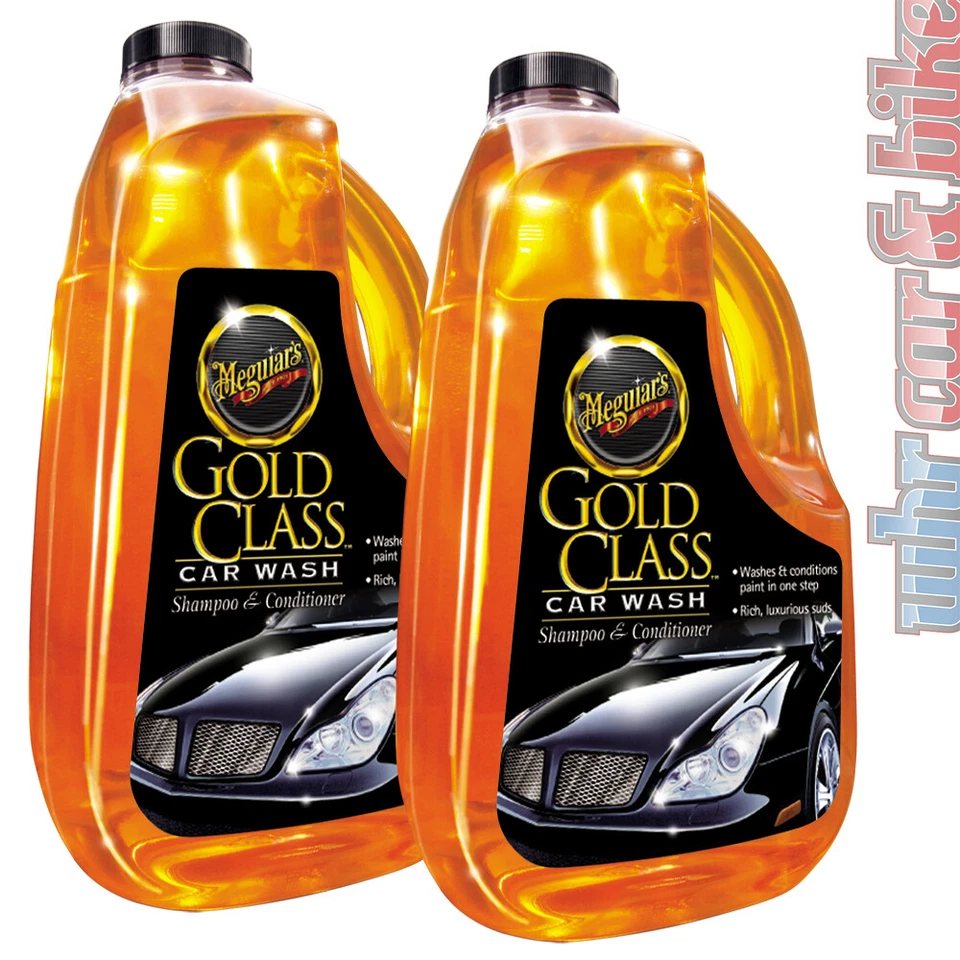 2x Meguiar's Gold Class Shampoo & Conditioner Autoshampoo Schaumreiniger 1892ml - Bild 1 von 1