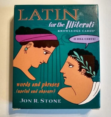 Latin for the Illiterati Knowledge Cards Sealed Language Jon R Stone Pomegranate - Image 1 of 4