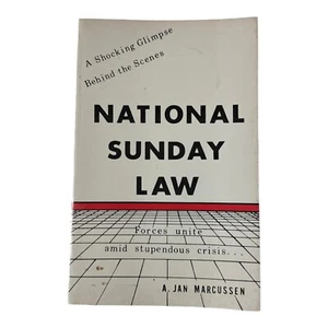 National Sunday Law 43rd Printing-1992 copyright 1983 - Imagen 1 de 7