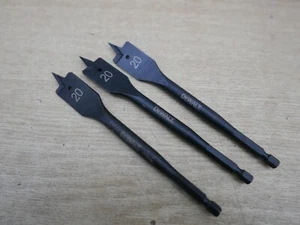 DeWALT DT4768 20MM X 152MM IMPACT RATED FLAT WOOD DRILL BIT loose x 3 - Picture 1 of 1