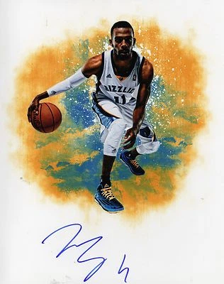 Mike Conley Memphis Grizzlies, foto autografada assinada 8x10 certificado de autenticidade LOM (PH2980) - Imagem 1 de 2