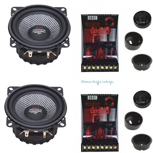 AUDIO SYSTEM X-100 EVO2 10cm 260 Watt Lautsprecher 2-Wege Auto Boxen Set PKW - Bild 1 von 1