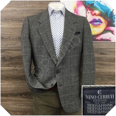 Blazer Abrigo Deportivo DE COLECCIÓN Para Hombres Chaqueta Informal Talla 42R Tejido Lana Dos Botones Traje Foto 1 de 4