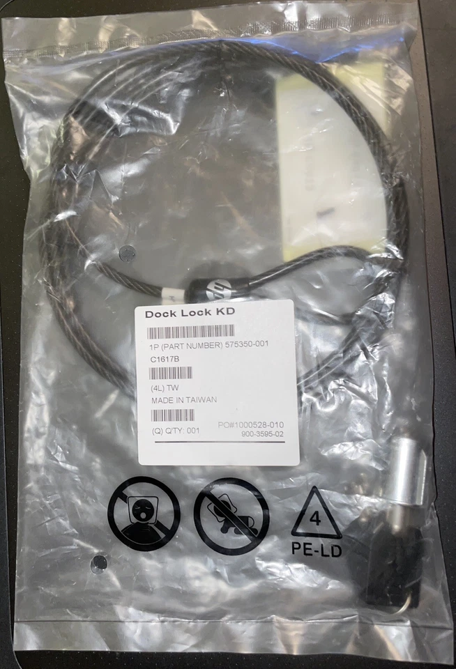 HP Dock Lock KD Kabelschloss Docking Station 575350-001 - Bild 1 von 1