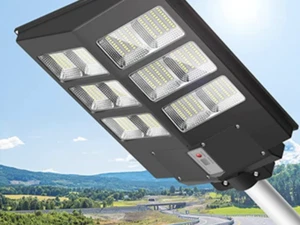 Lampione Stradale Solare 600W con Sensore Movimento e Telecomando - Foto 1 di 1