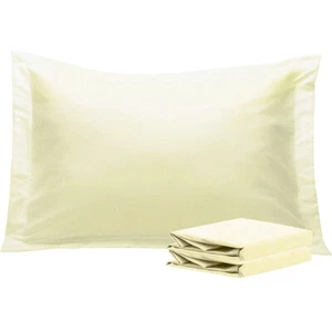 Pillow Shams Standard Queen King Size - Double Brushed Microfiber - Set of 2 - Picture 1 of 123