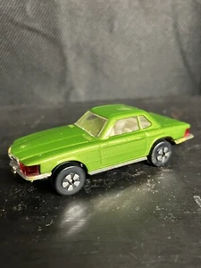 Playart Mercedes Benz 350SL Vintage Diecast Green Made Hong Kong Red Interior - Picture 1 of 9