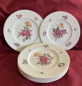 Wedgwood Corinthian Cotswold England Salatteller 9,5" Durchmesser 7er Set - Bild 1 von 20