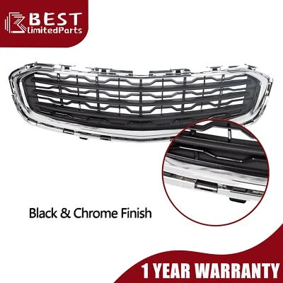 Lower Front Black W/ Chrome Trim Grille For 2015 2016 Chevrolet Cruze 95405770 Foto 1 de 4