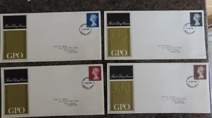 Restposten - Ersttag Cover 1970 Sammlung von 4 - Bild 1 von 1