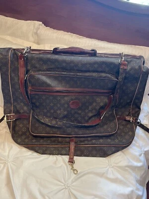 RARE LOUIS VUITTON GARMENT CARRY ON SUITCASE,  AUTHENTIC, Vintage Pre 1980 Era - Image 1 of 4