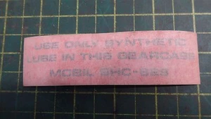 ORIGINAL REX VIB ROLLER 102-11647-01 NUR VERWENDUNG AUFKLEBER, 102 11647 01, 1021164701 - Bild 1 von 7