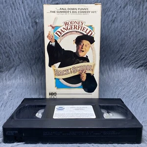 Back To School VHS 1986 HBO Video Comedy Rodney Dangerfield Sally Kellerman Film - Picture 1 of 8