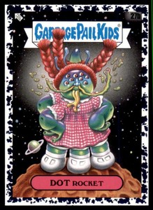 2020 Garbage Pail Kids Series 2 Bruised Black #27b DOT ROCKET