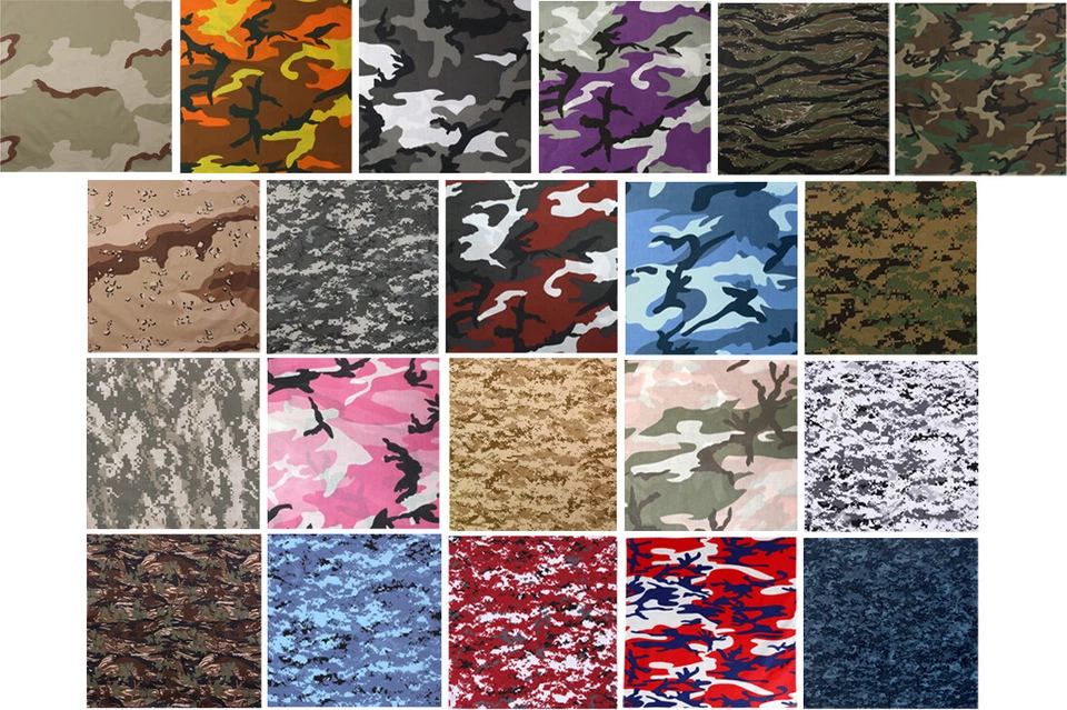 Bandana Camuflada Rothco Algodón Deporte Motociclista Cabeza Envoltura Facial Bandana Camuflaje 22" Foto 1 de 1