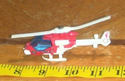 VINTAGE 1985 Matchbox Die Cast Mission Helicopter 1:80 Sheriff Air 1 - Image 1 of 4