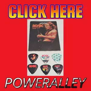 AC/DC and Motley Crue guitar picks collectors 12 pack - Picture 1 of 16