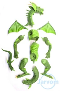 Marvel Legends 6" inch Build a Figure BAF Hulk Fin Fang Foom Individual Parts - Picture 1 of 10