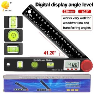 4in1 Digital Display Angle Ruler Universal Spirit Level Carpenter's Straightedge