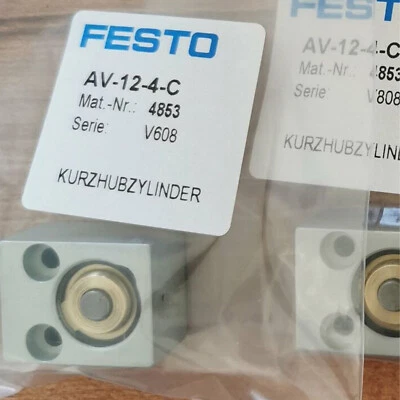 1PC New Festo AV-12-4-C 4853 Cylinder AV124C Free Shipping - Image 1 of 3