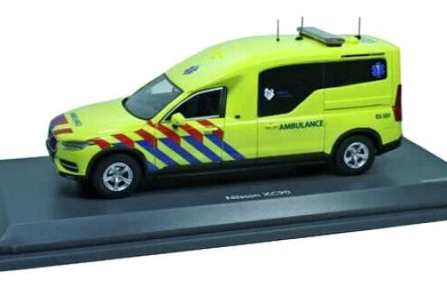 Maravilloso coche modelo resina 1:43 VOLVO XC90 NILSSON AMBULANCIA (NL) - amarillo/azul/rojo Foto 1 de 2