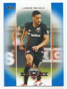 2017 Topps MLS Soccer Lamar Neagle Blue Parallel #d 10/99 D.C. UNITED - Picture 1 of 1