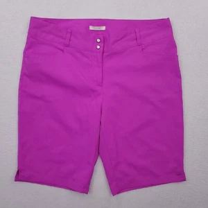 Adidas Shorts Womens 10 Pink Fuscia Chino Performance Golf Athleisure Outdoor - Picture 1 of 13