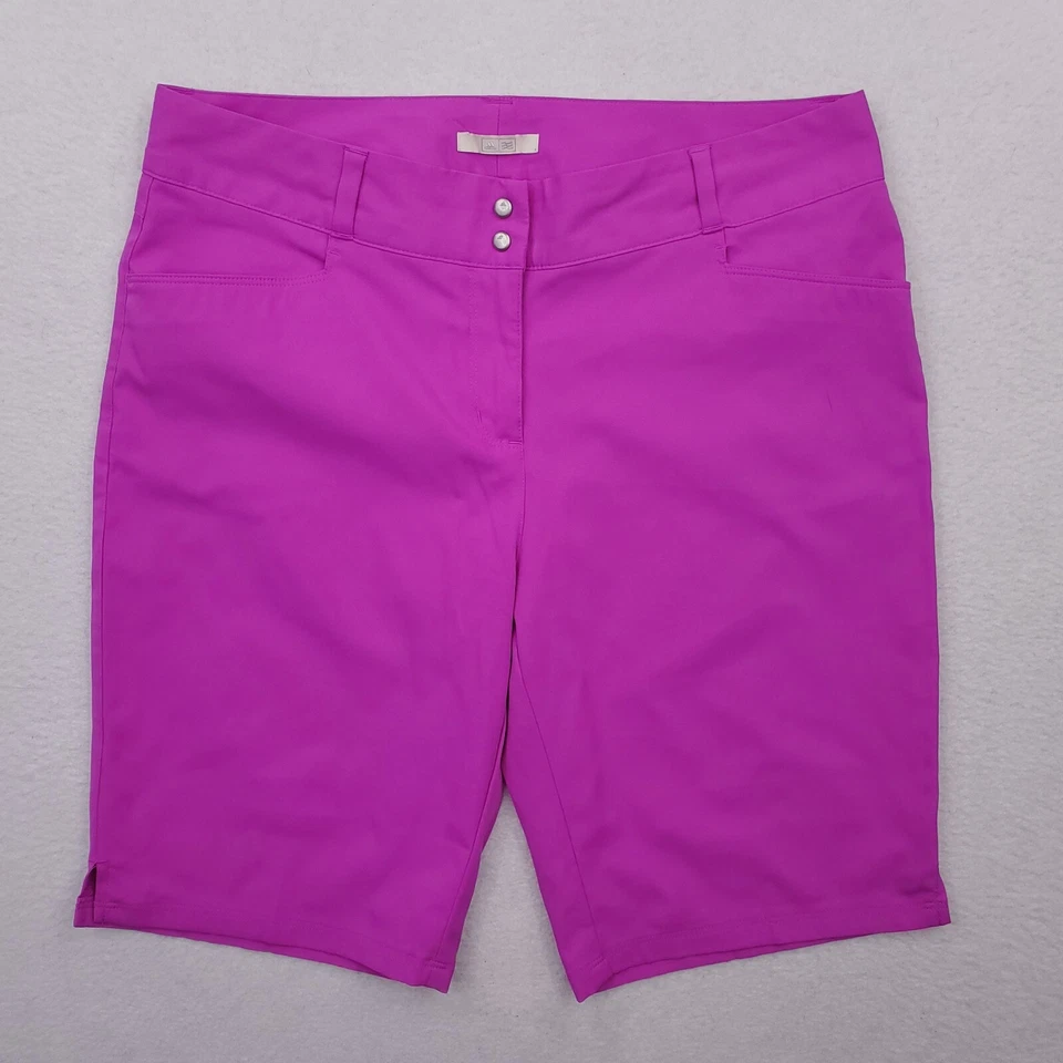 Pantalones Cortos Adidas Para Mujer 10 Rosa Fuscia Chino Rendimiento Golf Atletismo Aire Libre Foto 1 de 4