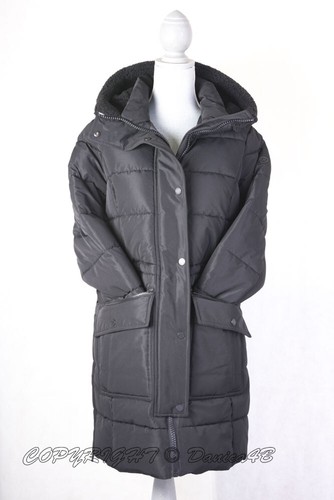 Michael Kors Cappotto Parka Donna Pelliccia Ecopelliccia con Cappuccio Nero S