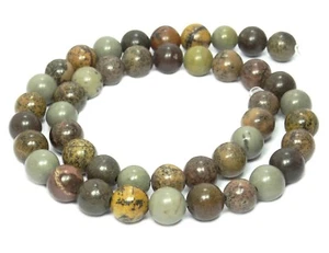 😏 Chohua Jaspis Kugeln 8 mm Perlen Strang für Mala, Kette, Armband & mehr 😉 - Picture 1 of 1