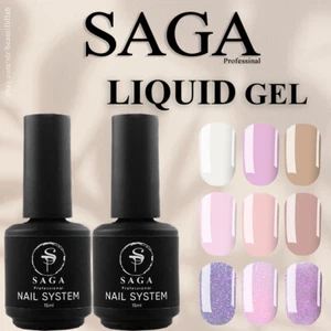 SAGA Professional LÍQUIDO gel - GEL monofásico para esmalte de uñas de construcción / gel MEJOR - Imagen 1 de 42