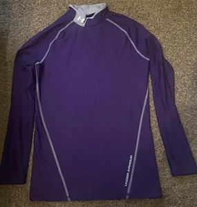 Women’s Under Armour Cold Gear Long Sleeve Mock Neck Compression Shirt Size XL - Picture 1 of 5