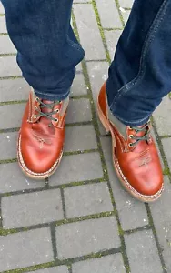 Frank’s Boots Ryker Wickett & Craig Latigo 8.5EE White’s Nicks Boots - Afbeelding 1 van 18