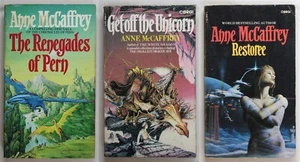 Anne McCaffrey Bundle Paperback Get Off The Unicorn Renegades of Pern Restoree - Picture 1 of 13