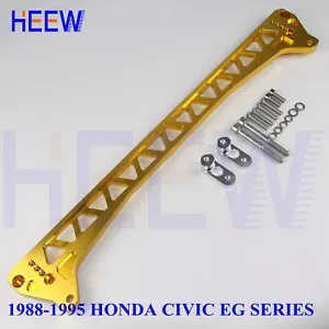 LOWER SUBFRAME BRACE POLISHED SUBFRAME TIE BAR FOR HONDA CIVIC EG 88-95 F7 - Picture 1 of 4