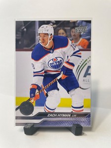 2023-24 UPPER DECK SERIES 1 ZACH HYMAN #68 EDMONTON OILERS