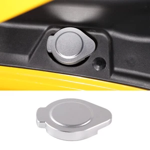 Silver Car Windshield Wiper Reservoir Tank Bottle Pot Cap Lid Cover For BMW Z4 - Picture 1 of 12