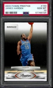 PSA 10 - 2009-10 Panini Prestige #153 James Harden RC Oklahoma City Thunder - Picture 1 of 2